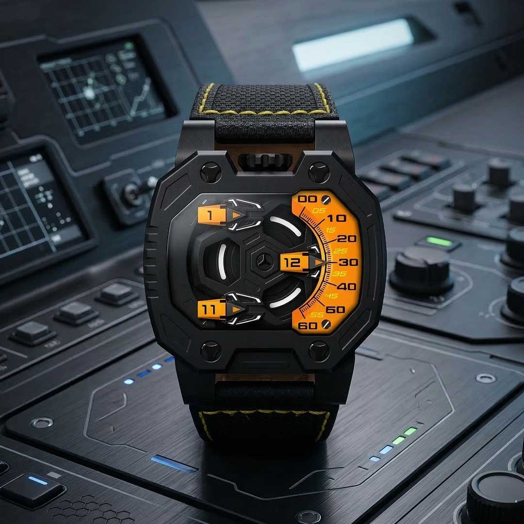 Titanium Orbital Mechanical Watch