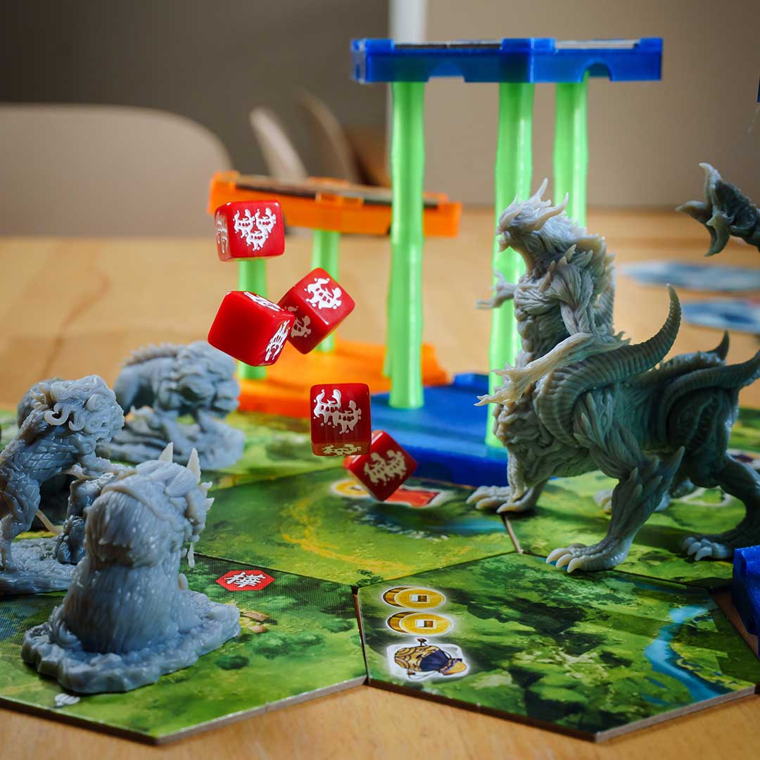 A Lion Dance-Inspired Strategy Board Game