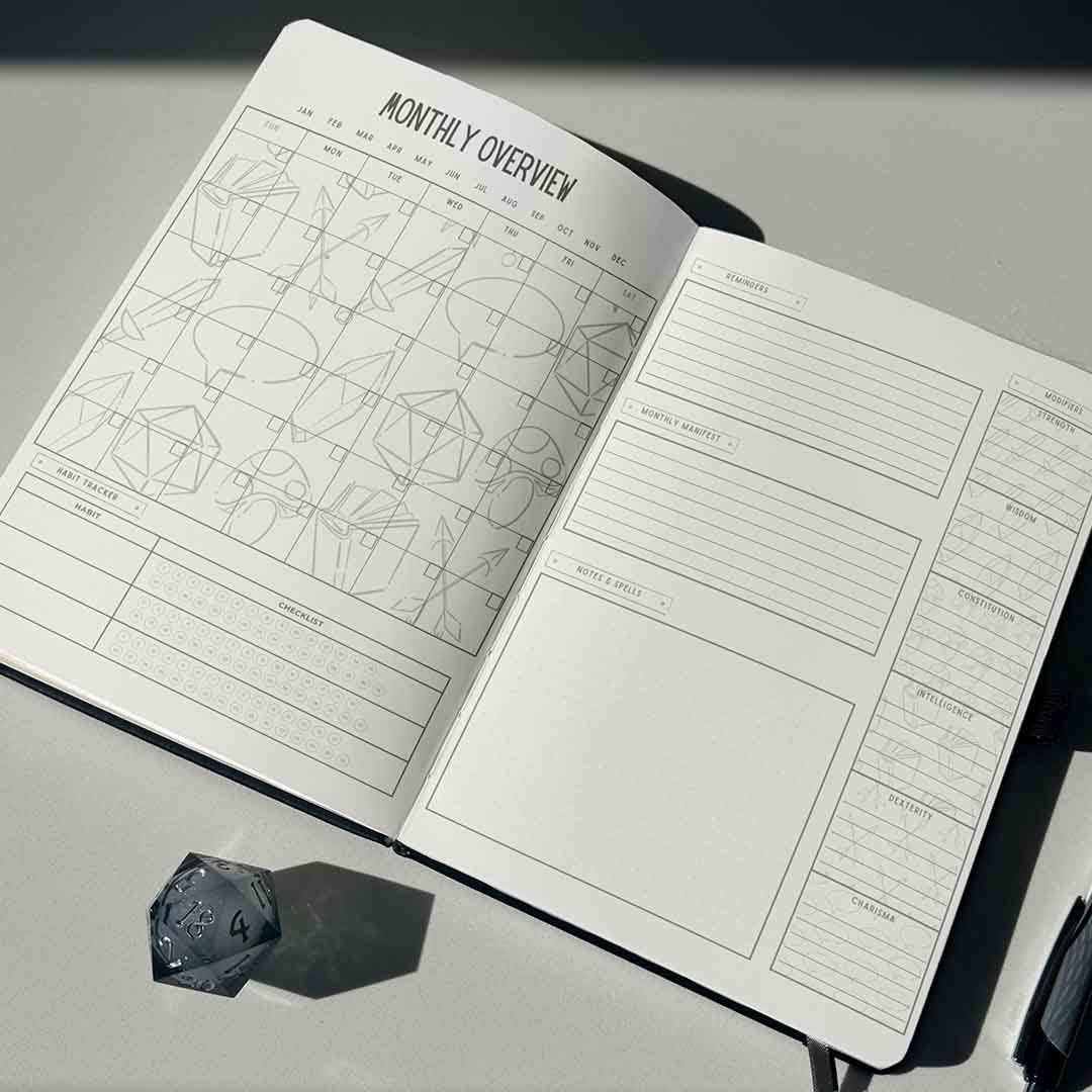 Create Your Own RPG Adventure With A Weekly Planner