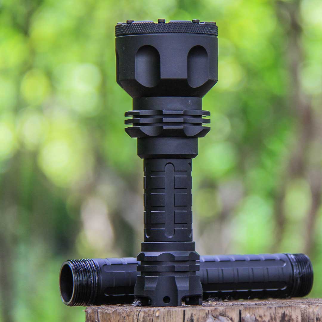 Modular 5000 Lumen Tactical Flashlight