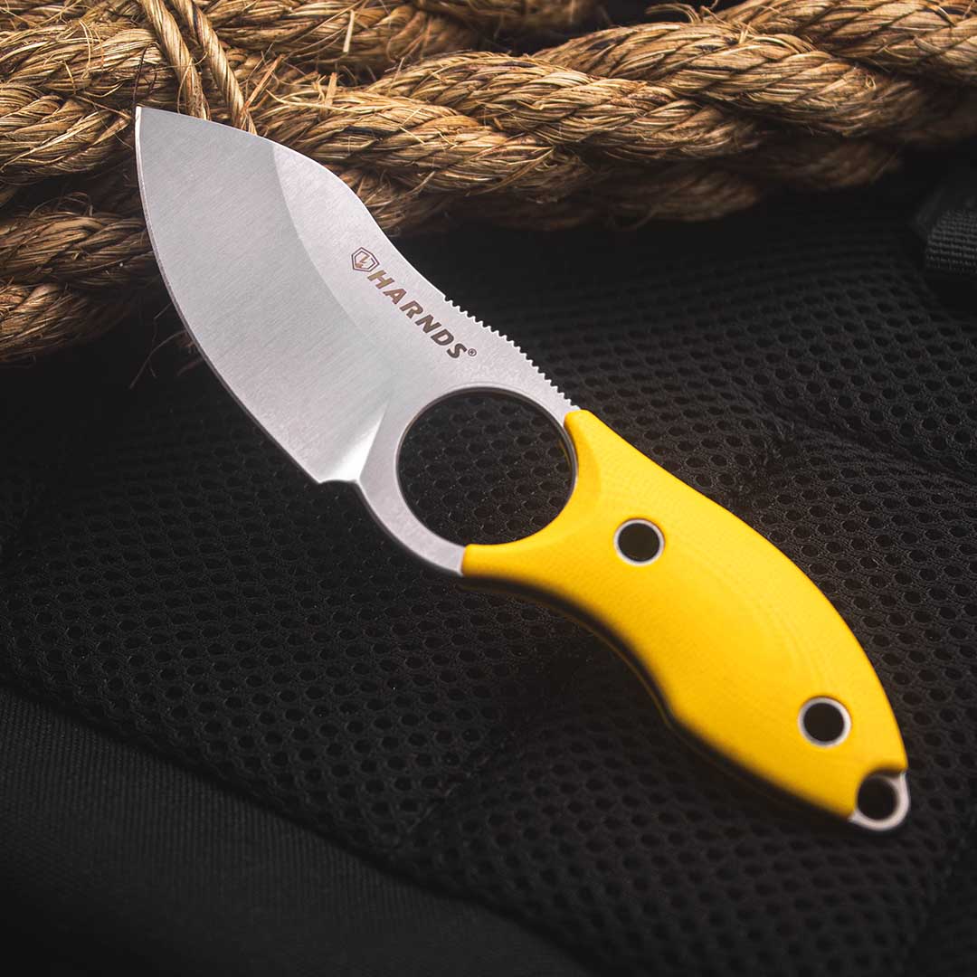 Outdoor Knife With A D2 Steel Blade & G10 Handle