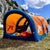 Rapid-Inflatable Tent With Built-In Mattress