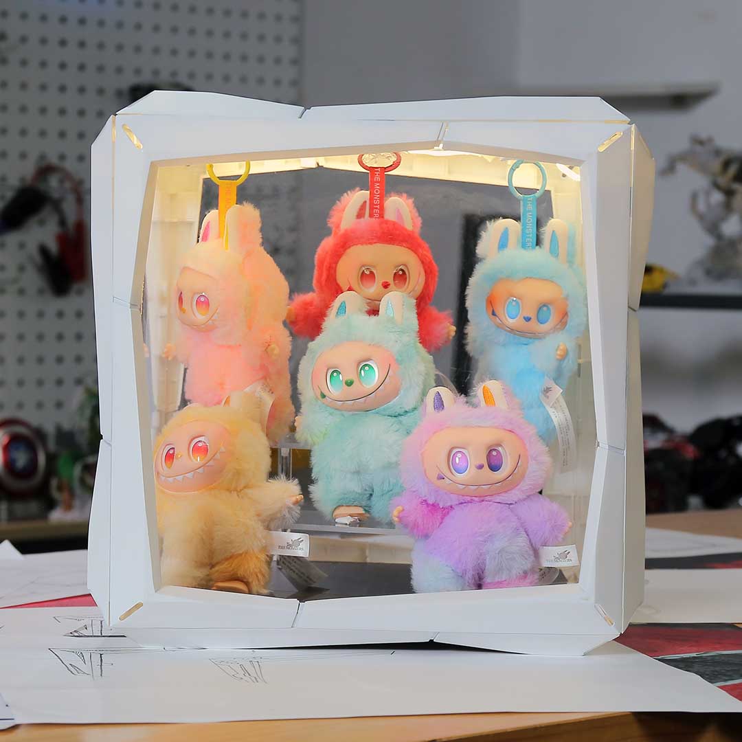 Magnetic Display Case with LED Lighting