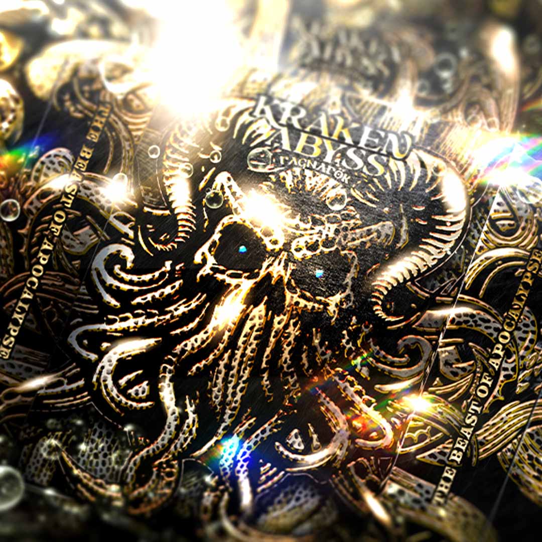 UV-Reactive Kraken Abyss Playing Cards