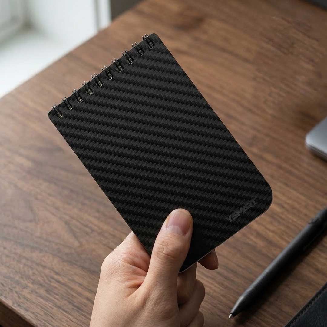 Carbon Fiber, Stone Paper Field Notebook