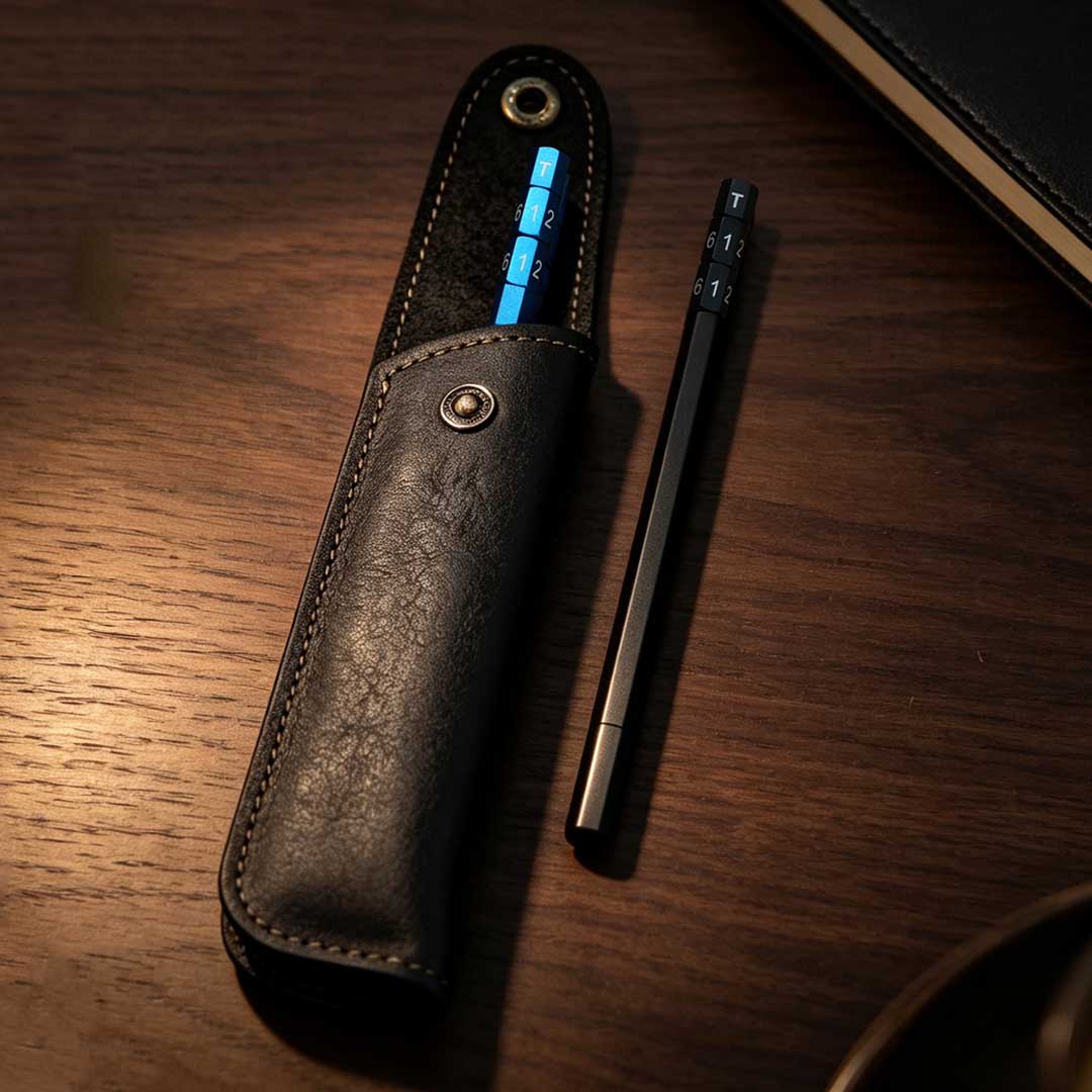 Titanium Ink-Free Pen And Gyro Fidget