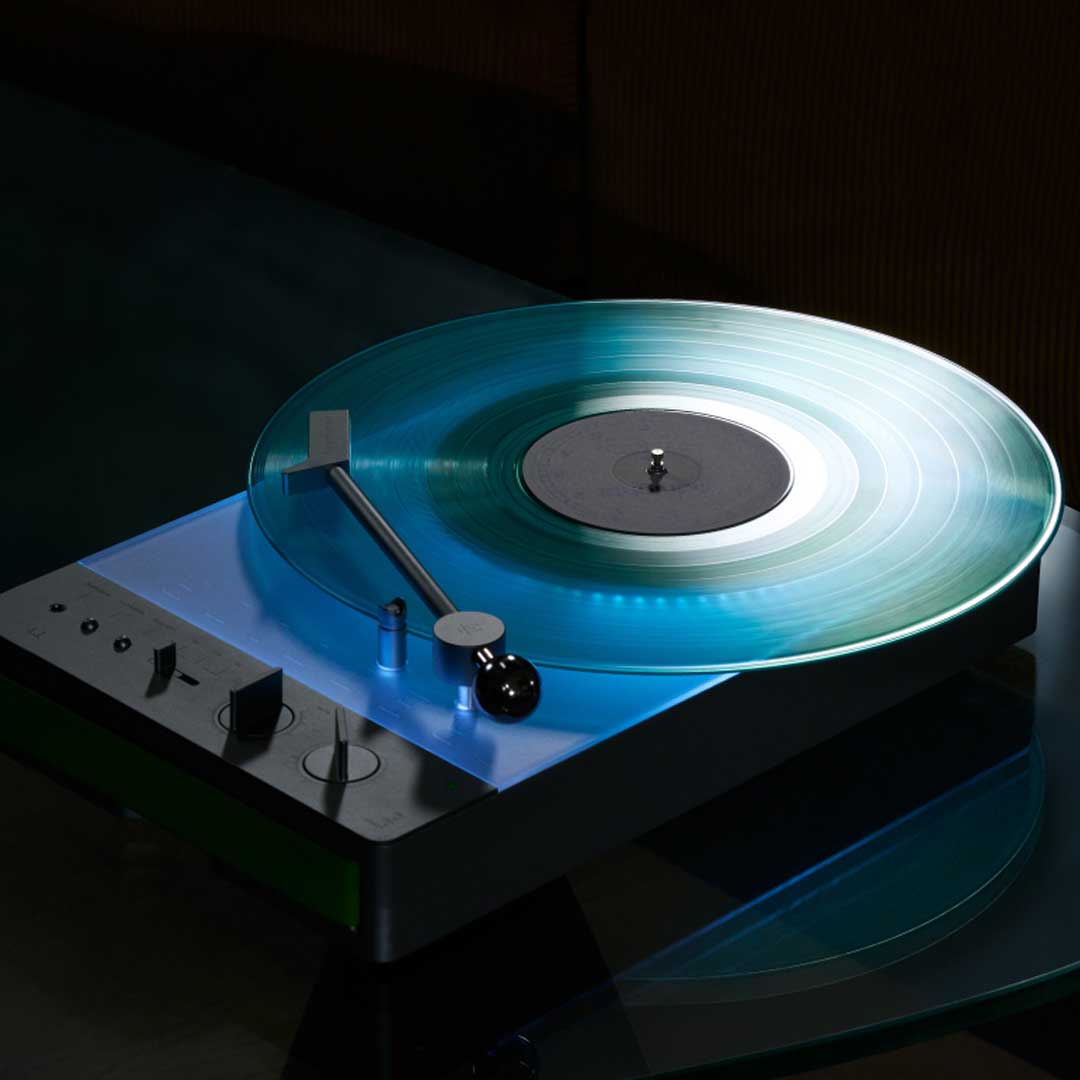 Wall-Mounted Vinyl, CD & Cassette System