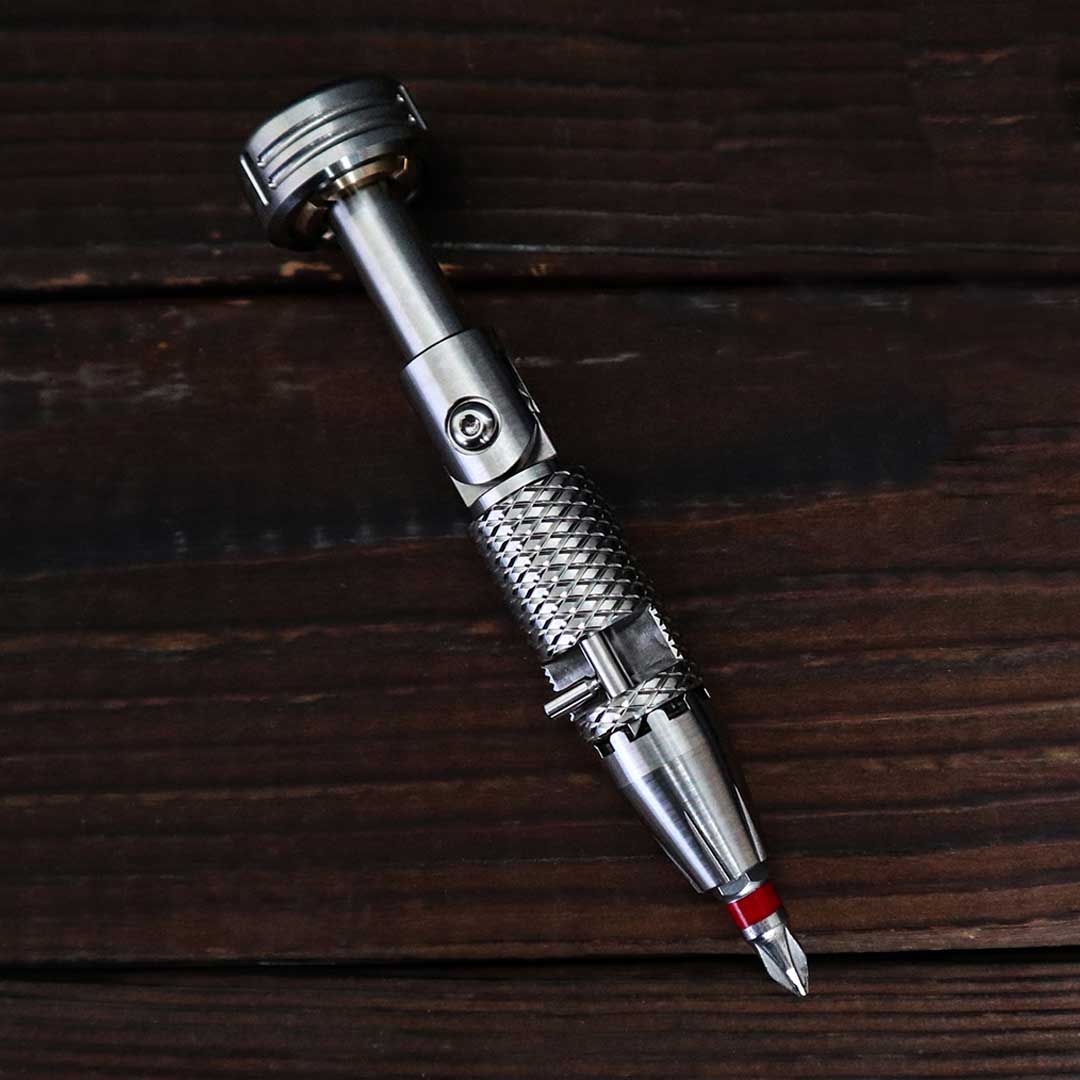 Titanium Ratchet With Modular Bit System