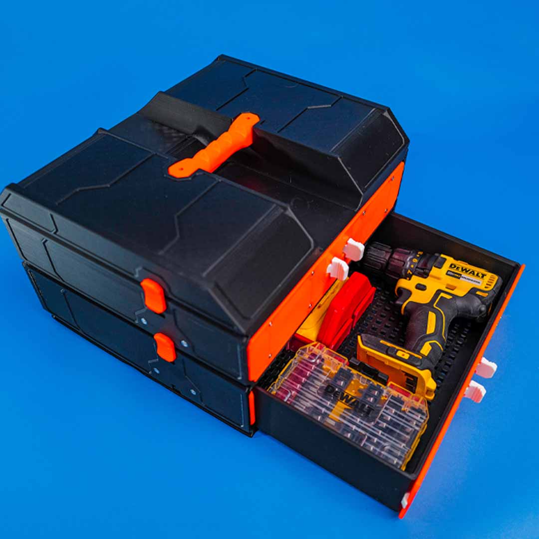 Modular 3D-Printable Tool Drawers