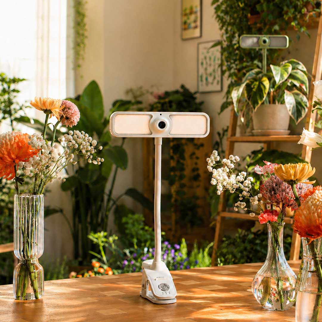 AI Plant Time-Lapse Grow Light Camera