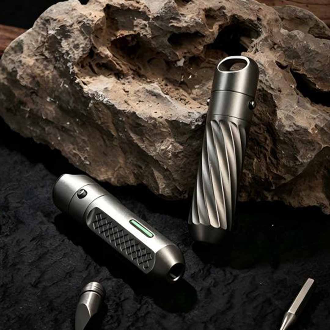 Titanium 6-in-1 Modular EDC Capsule