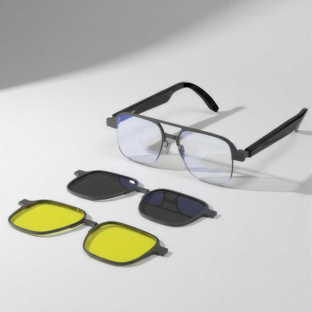 Magnetic Smart Glasses With Translation