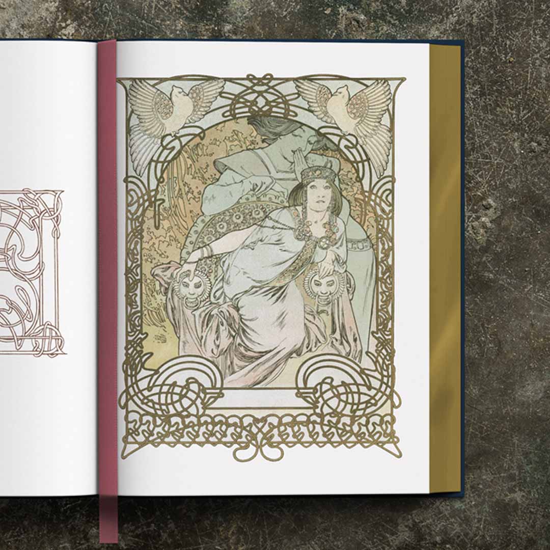 A Lost Romantic Fantasy by Alphonse Mucha