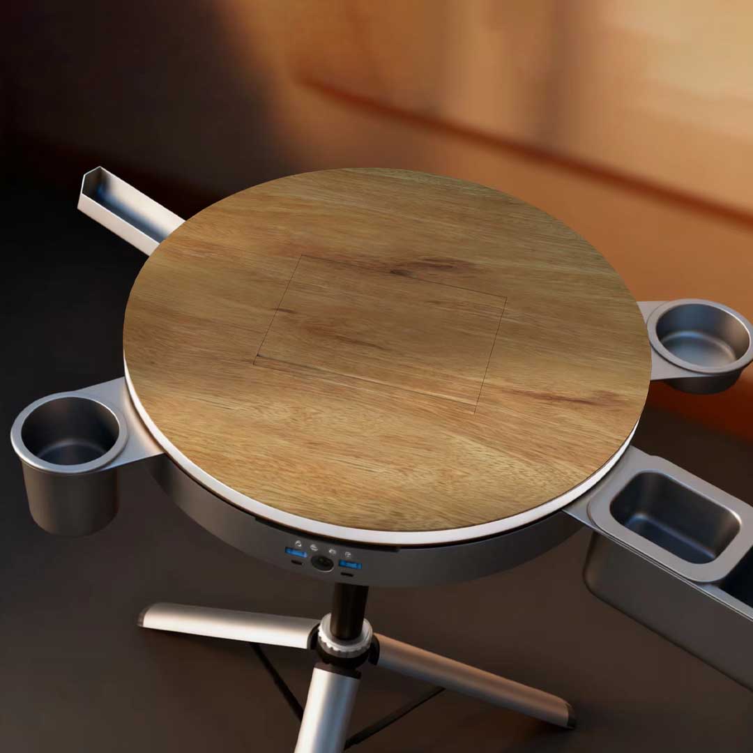 Modular Outdoor Table With Power