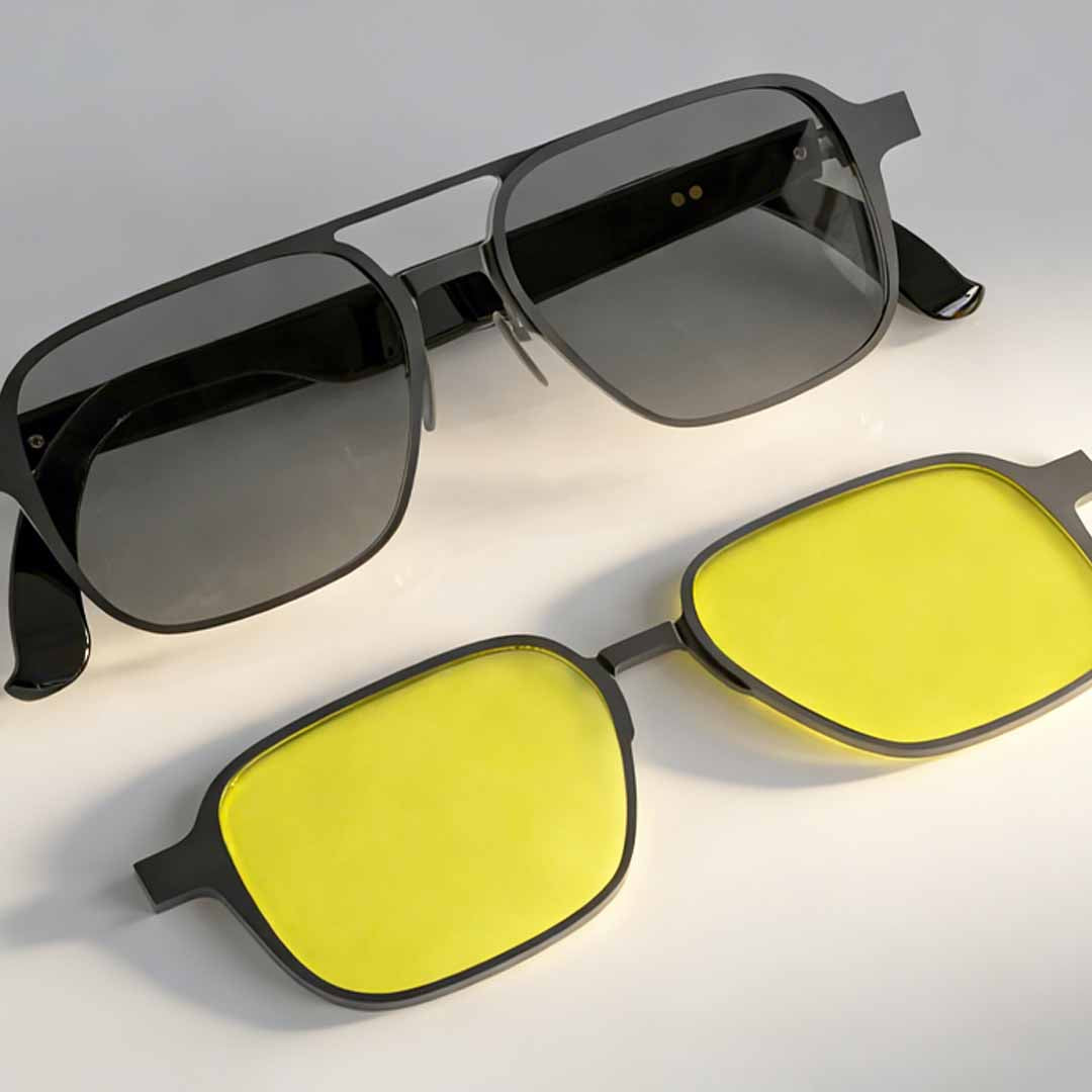 Magnetic Smart Glasses With Translation