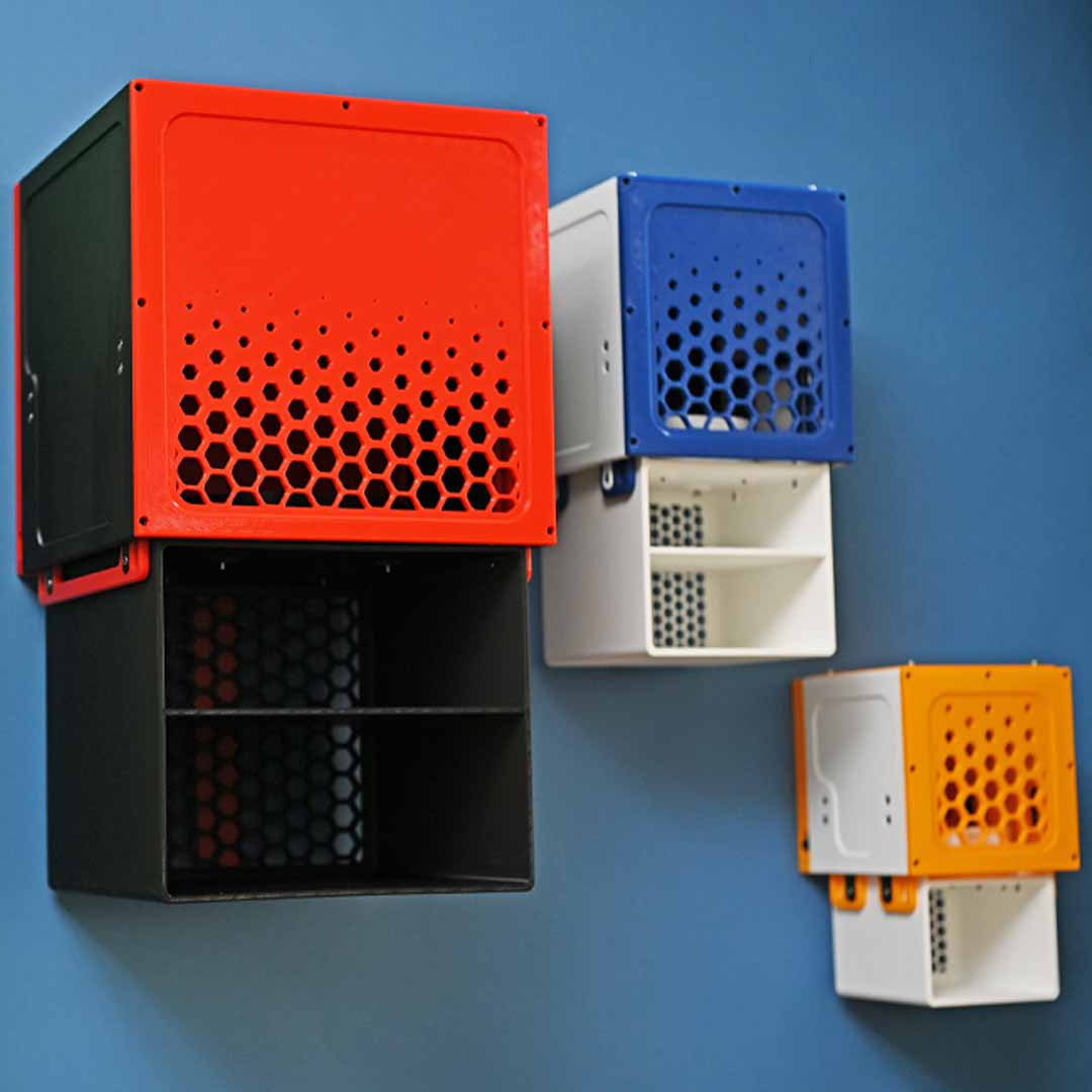 3D-Printable Dropdown Storage System