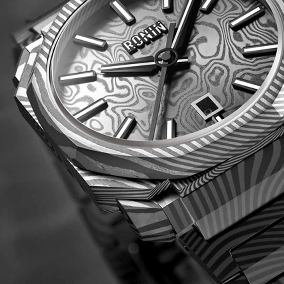 The Samurai Watch In Full Damascus