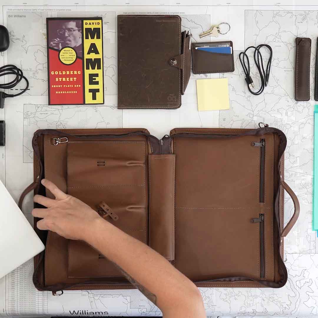 Heirloom Quality Classic Leather Briefcase