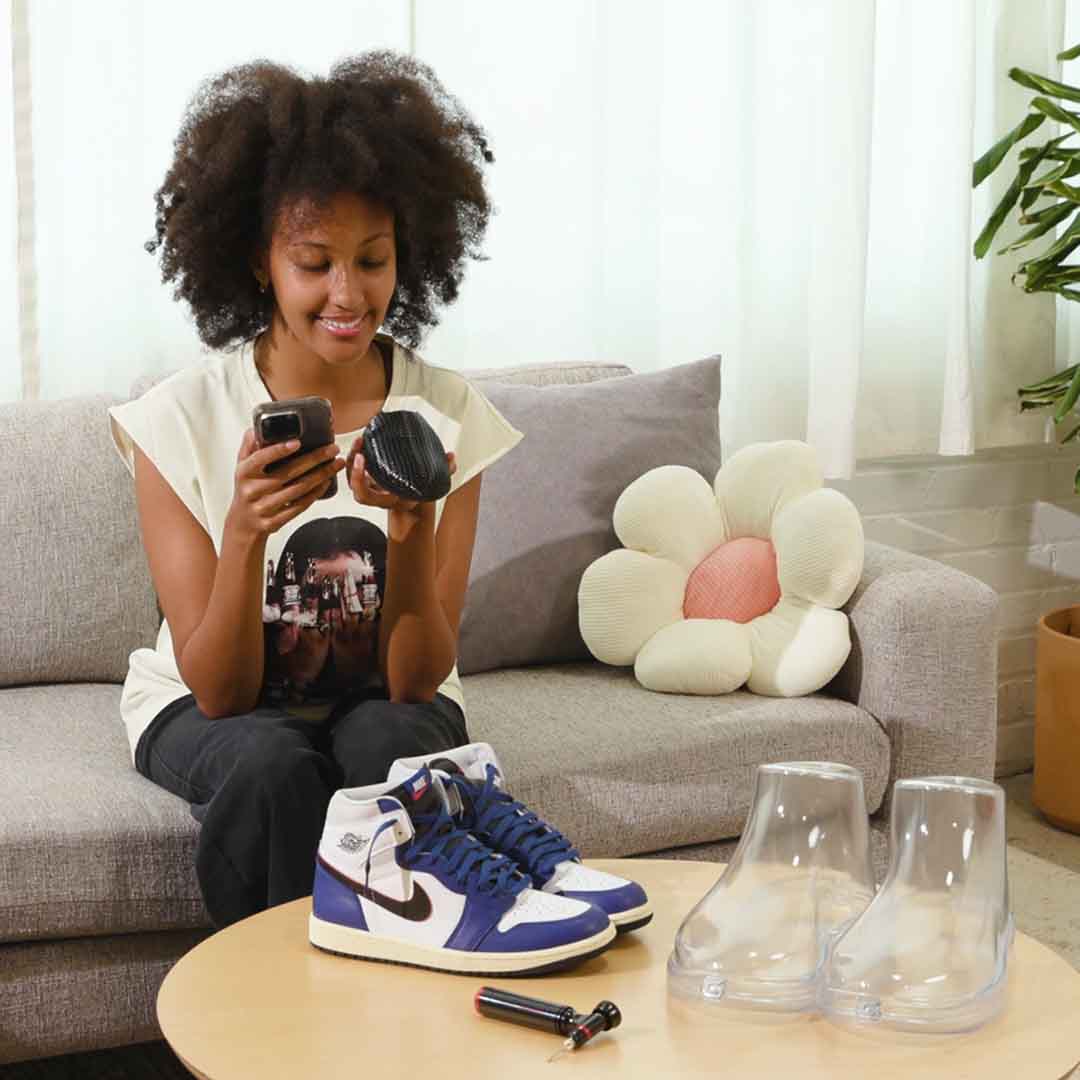 Air-Tight Sneaker Capsule With Smart Sensors