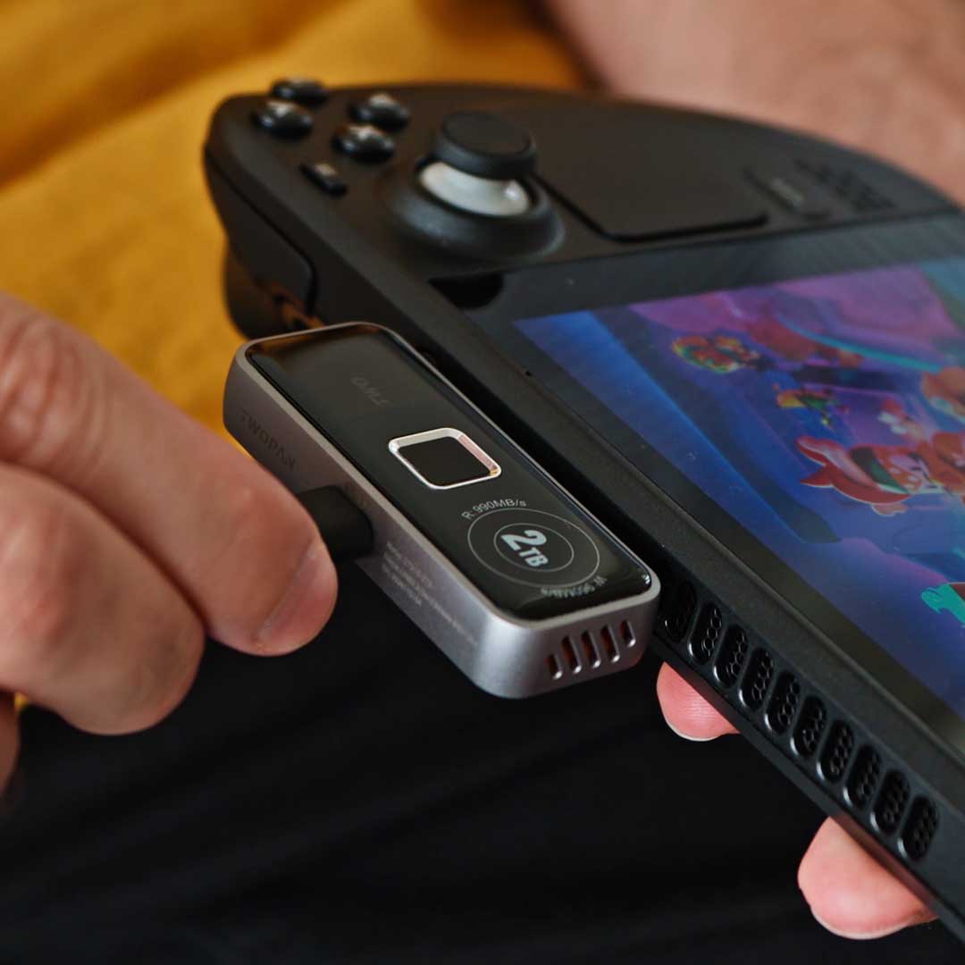 2TB SSD for AR Glasses with Fingerprint