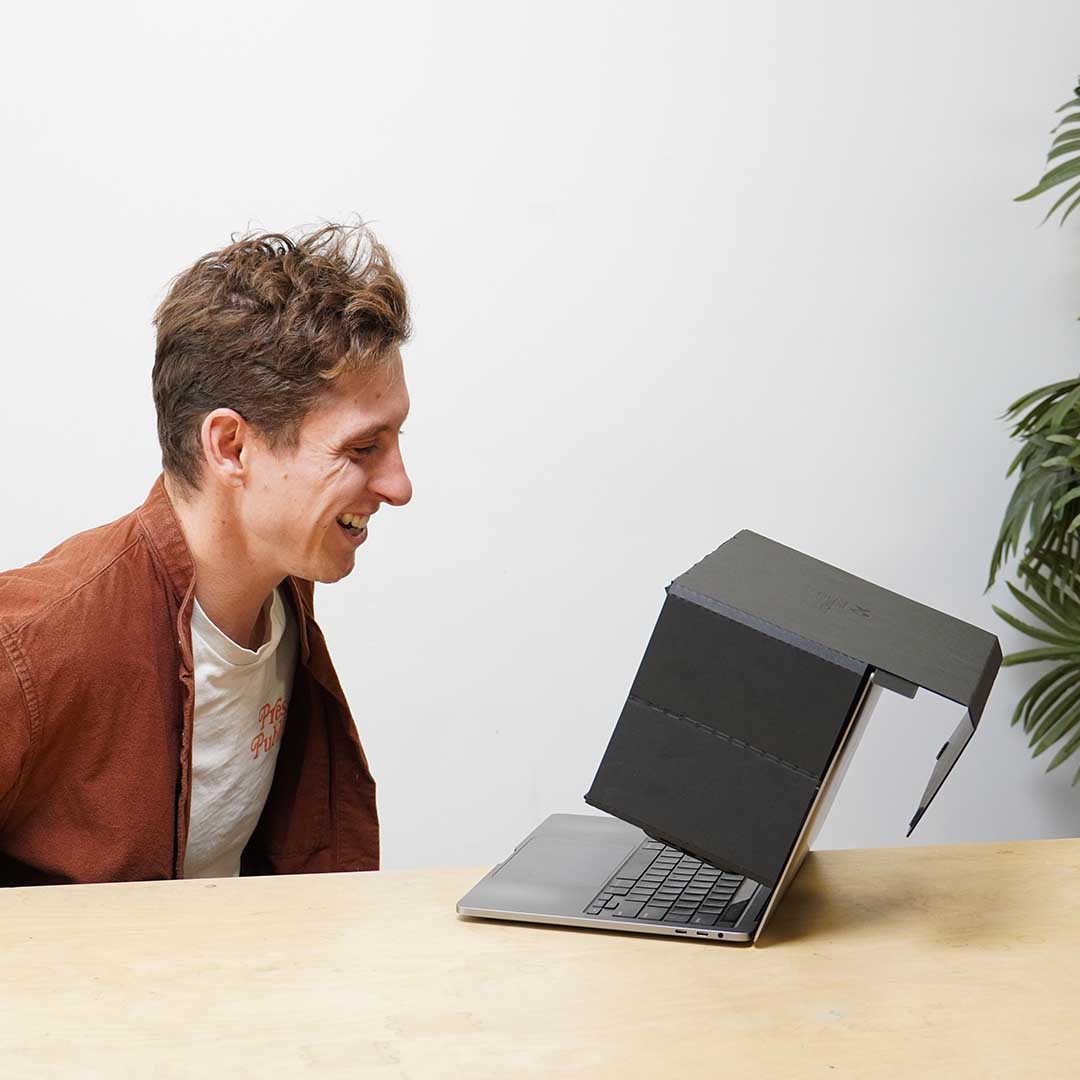 Transparent Webcam for Natural Eye Contact