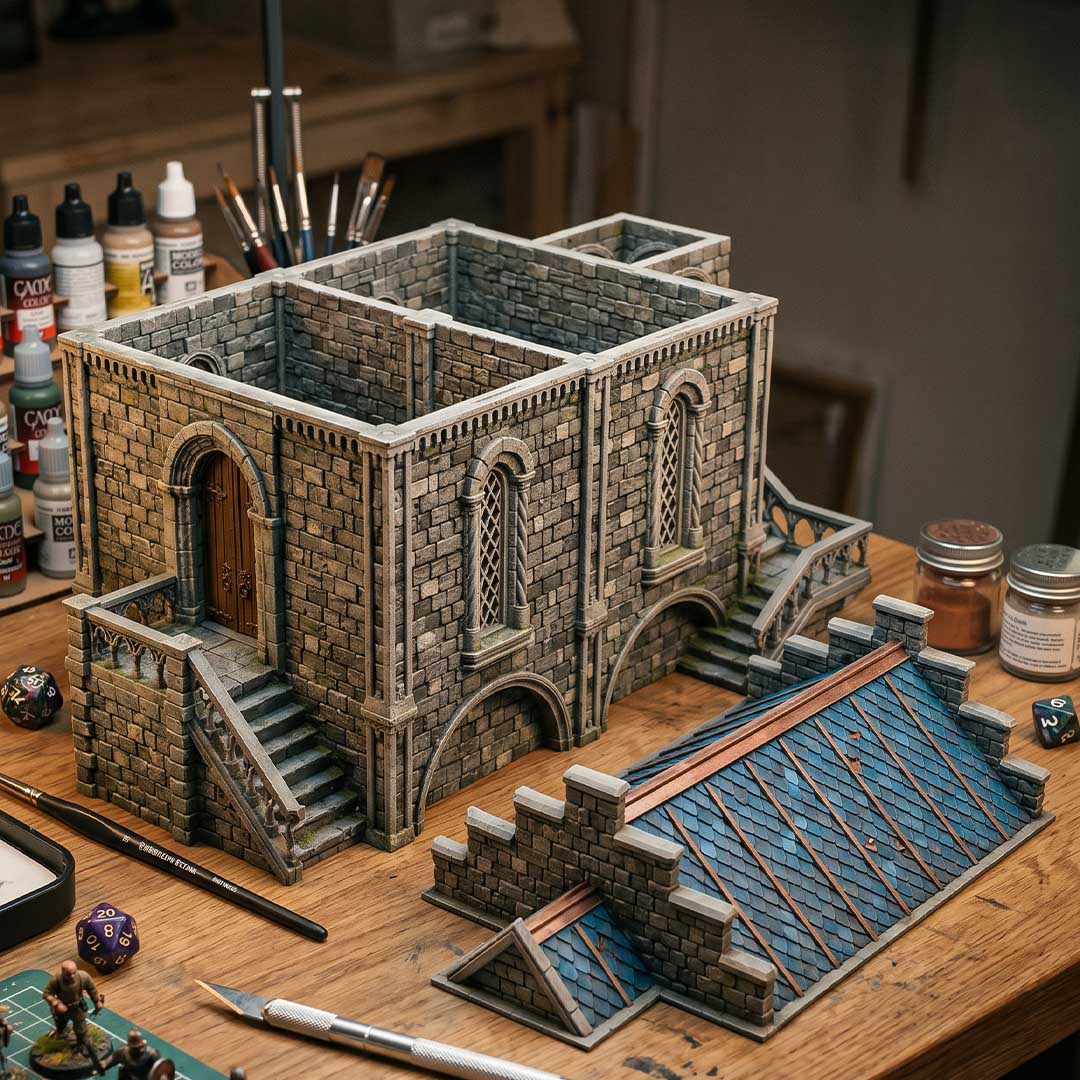 Multi-Color, Support-Free Gothic Assets