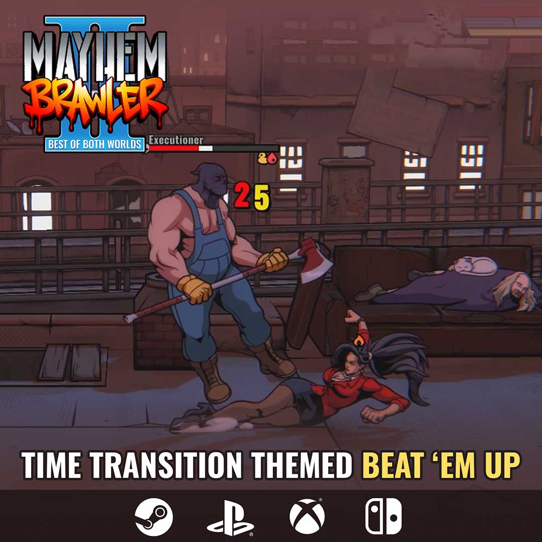 Modern Arcade Brawler With Time-Bending Action