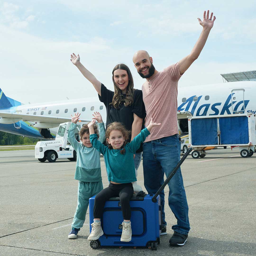 Ride-On Carry-On for Stress-Free Family Trips