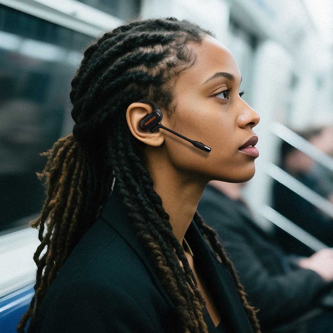 The Open-Ear Headset With Magnetic Mic