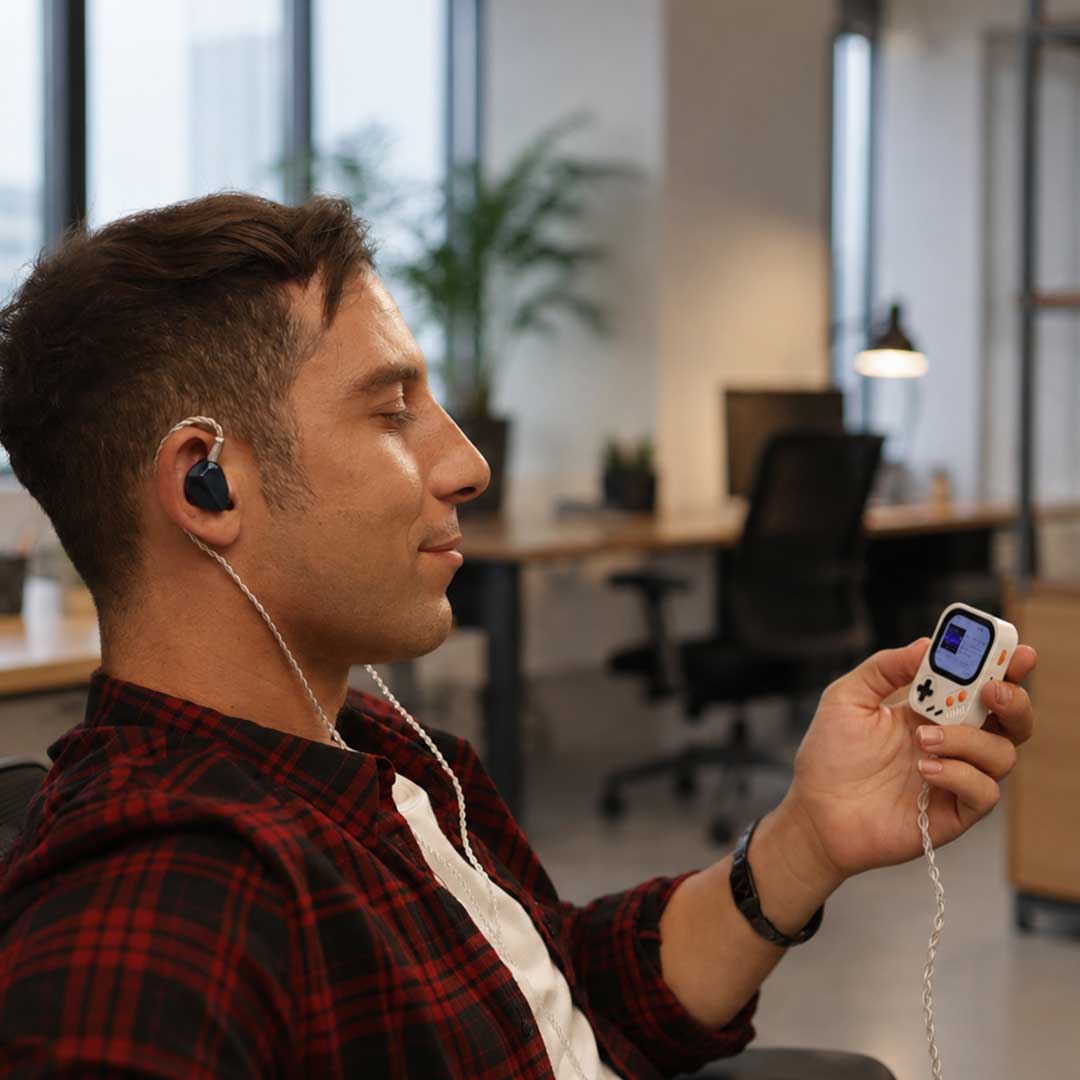 The Game Boy-Inspired Hi-Res Music Player
