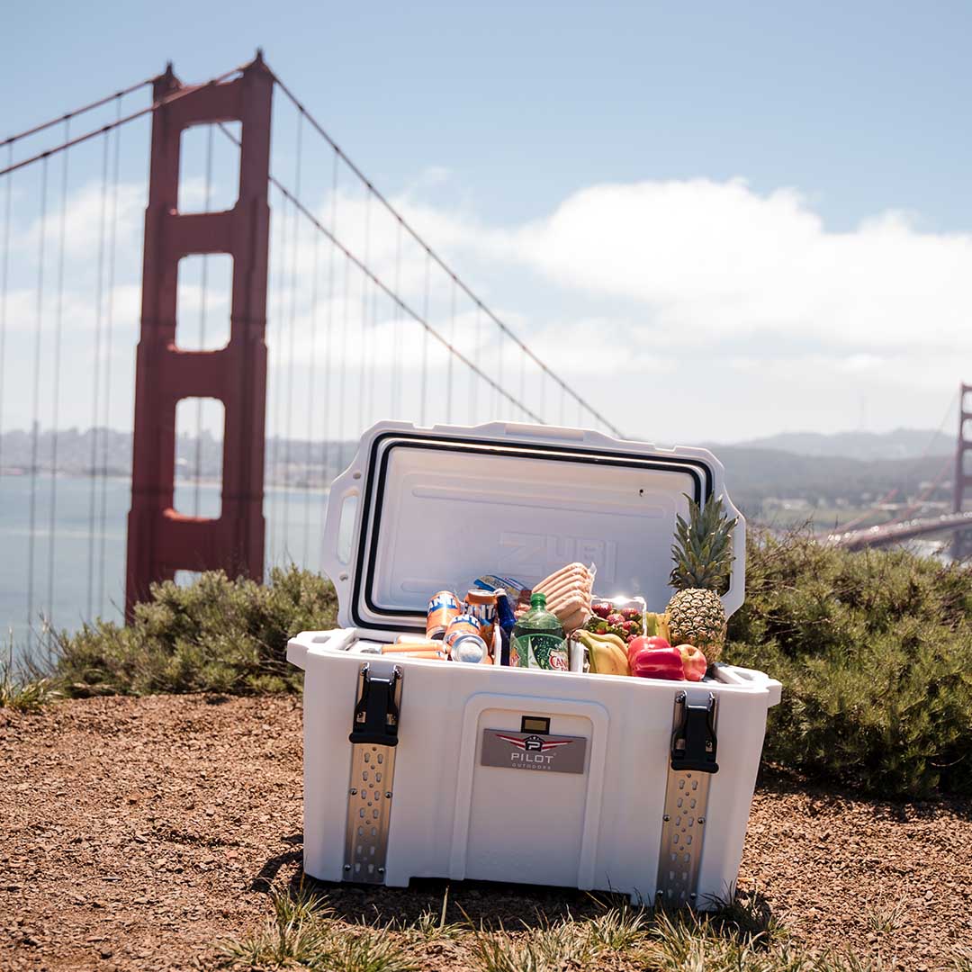 Dual-Size Cooler With Patented Ice Chamber