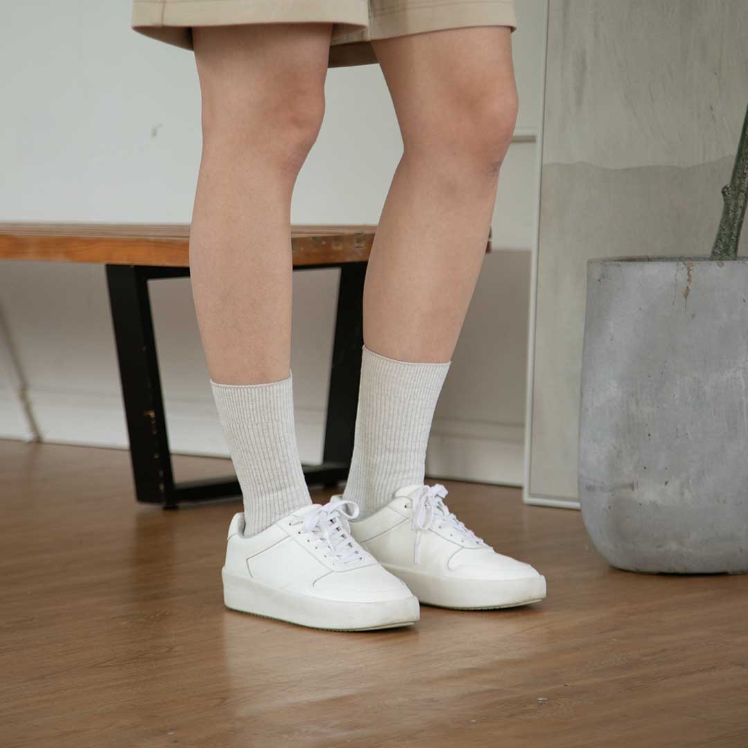 Classic White Sneaker Engineered To Stay White