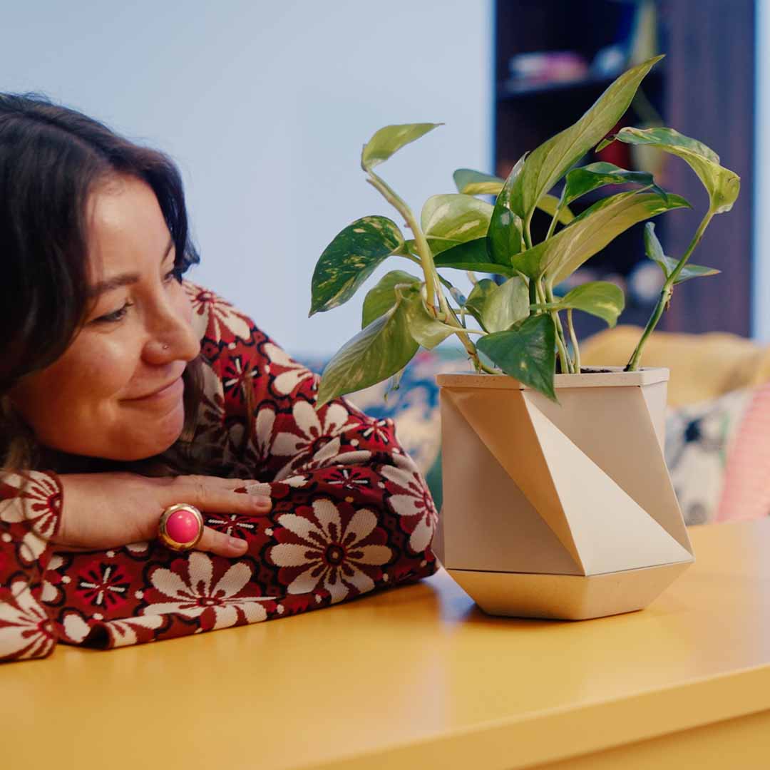 This Self-Watering Pot Grows With Your Plant