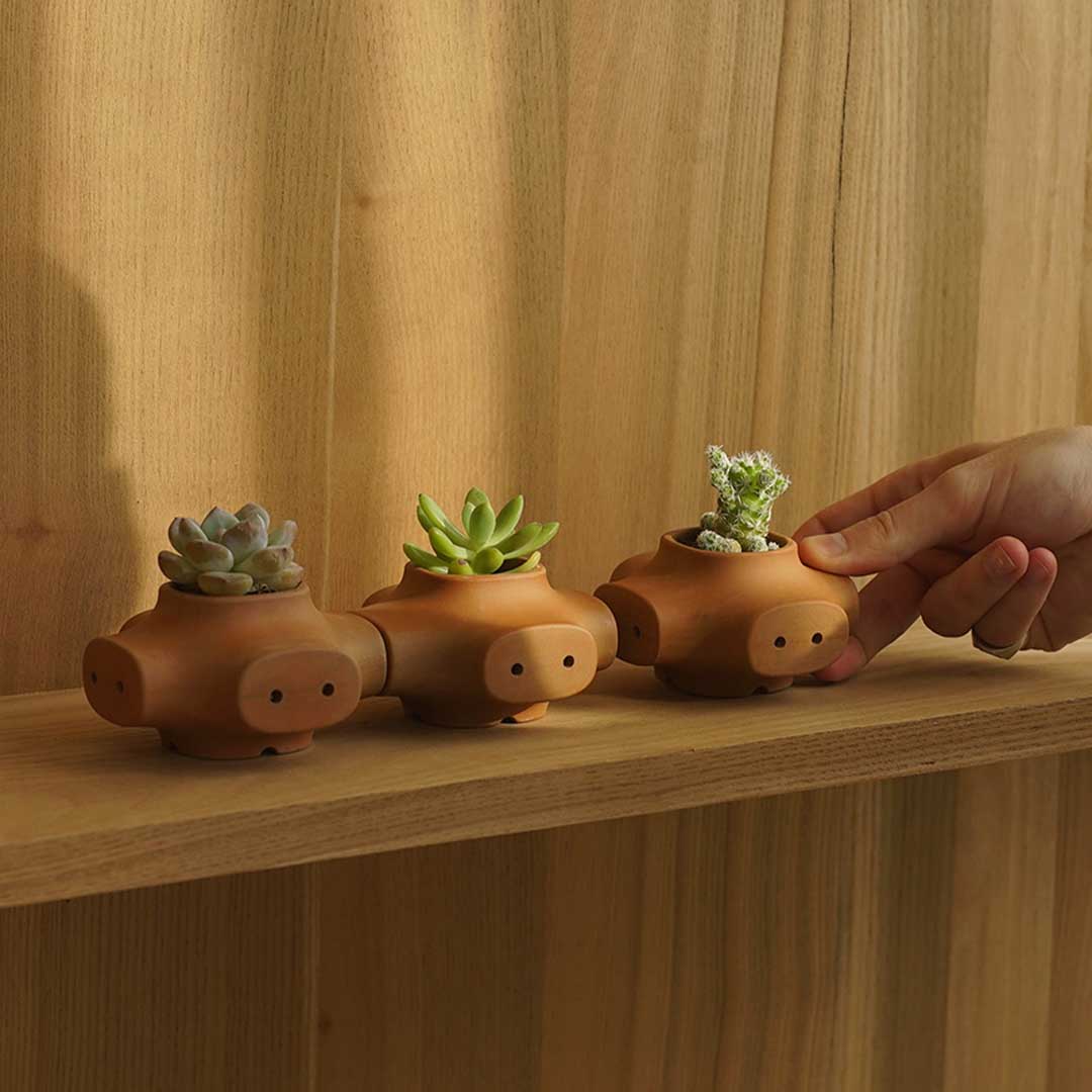 Modular Terracotta Planter System