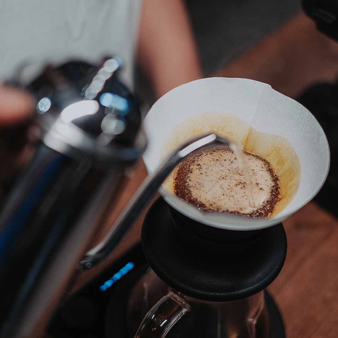 A Coffee Pour Over Designed To Lock In Heat