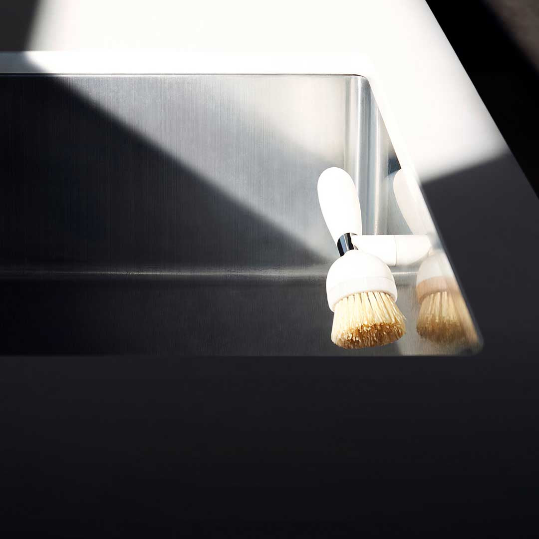 Award-Winning Dish Brush, Stored Right