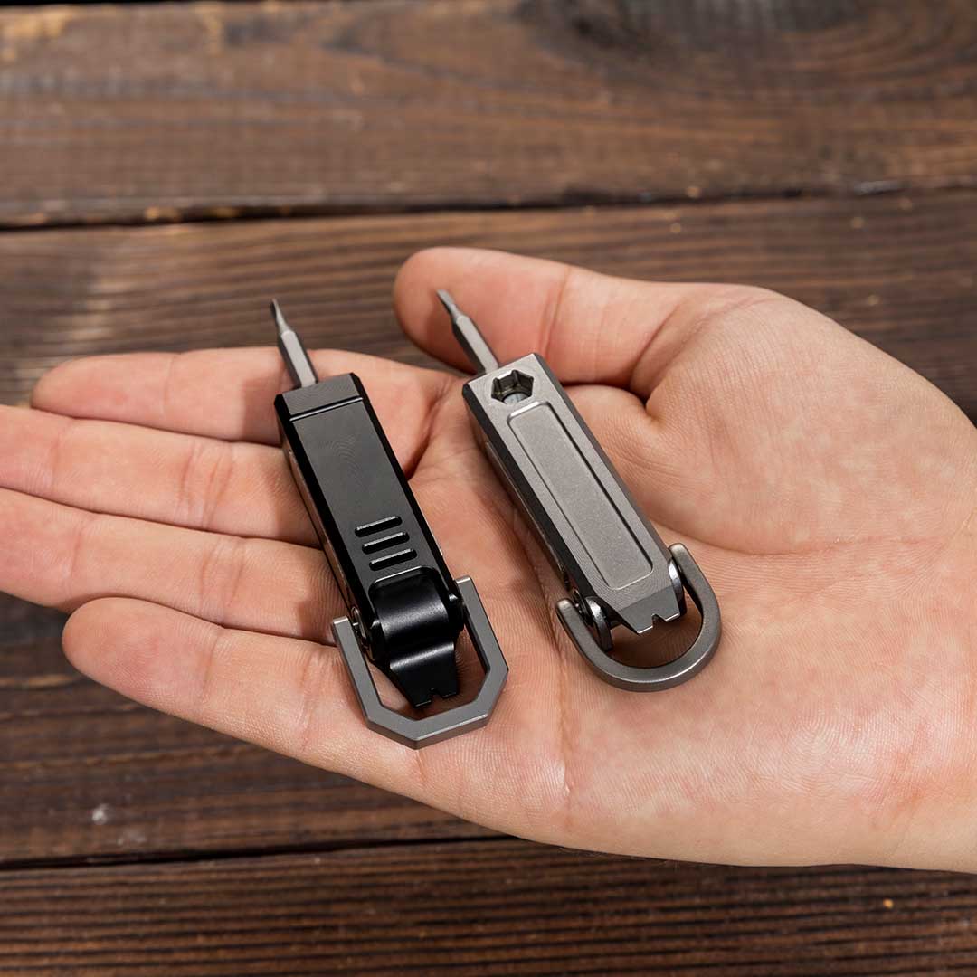 Compact Keychain Tool With Titanium Power