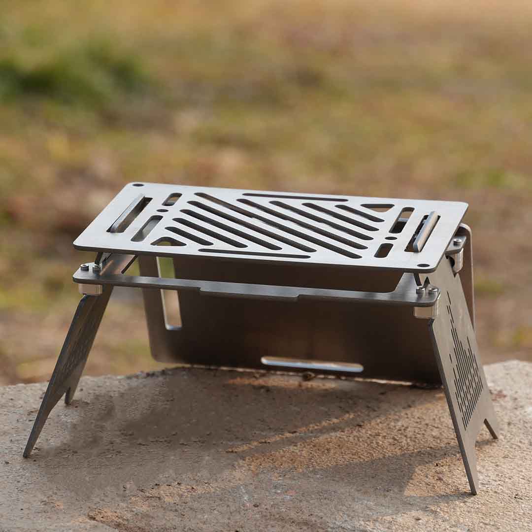 Outdoor Titanium Stove, Fuel It Your Way