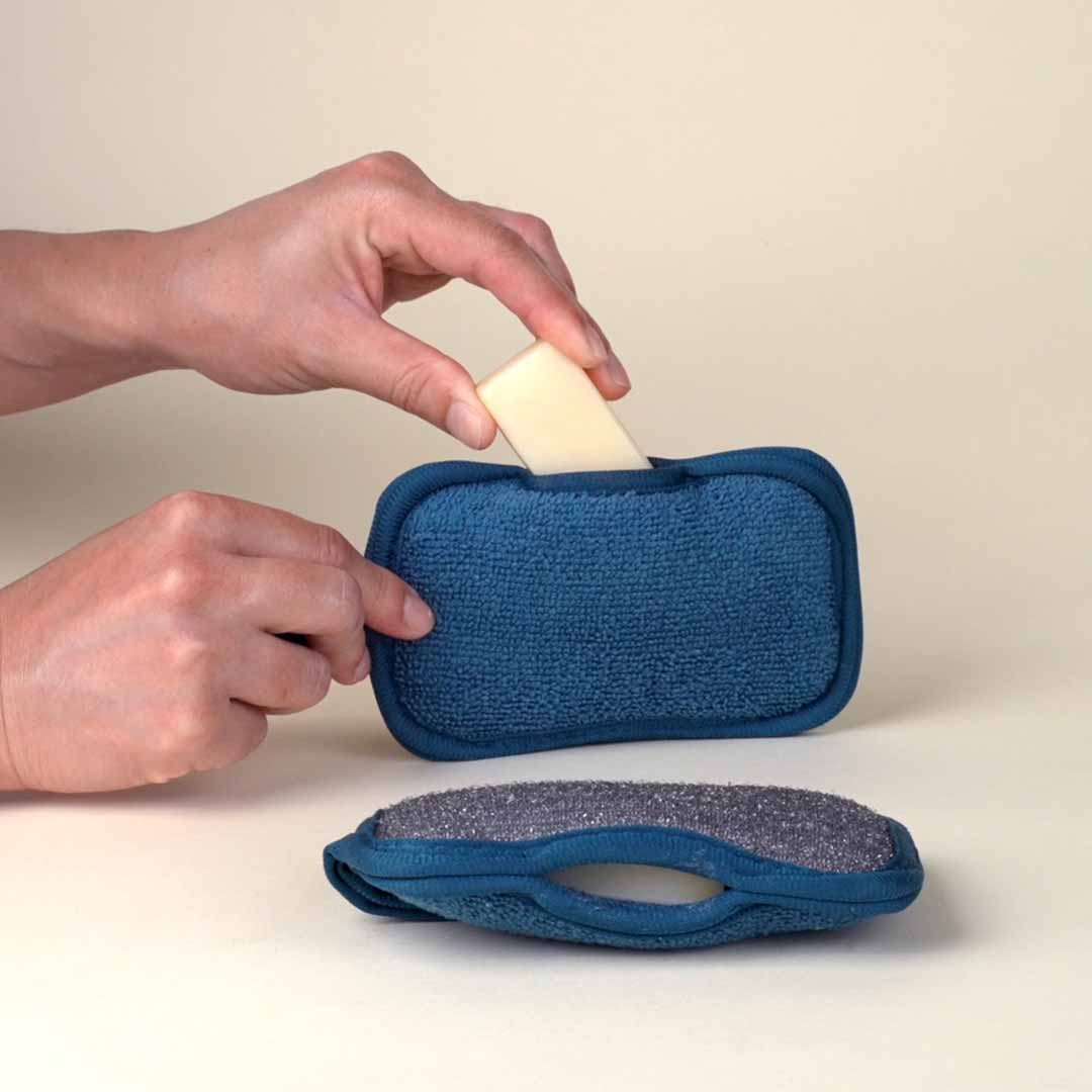 The Magnetic, Self-Soaping Sponge