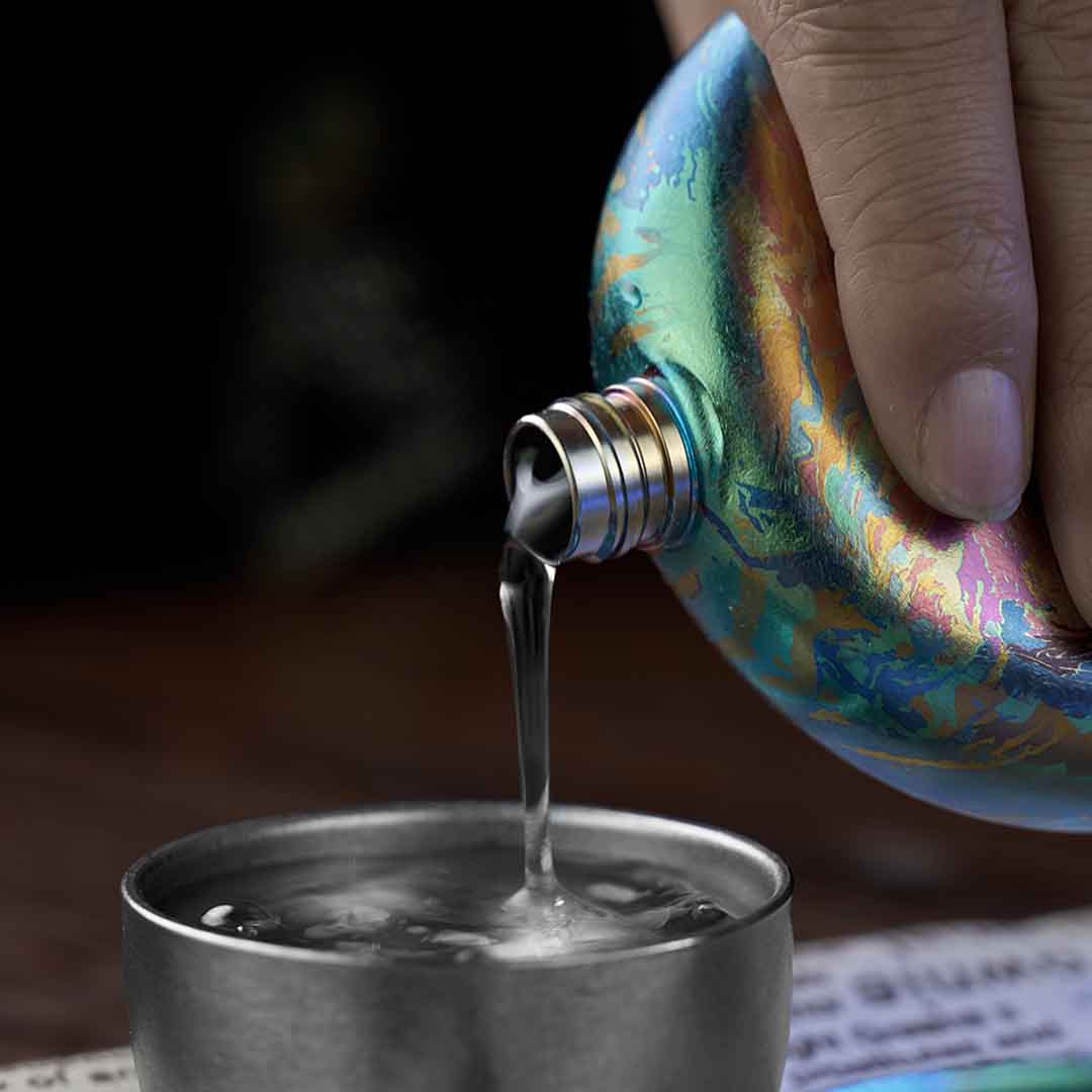 The Titanium Flask Designed For The Bold