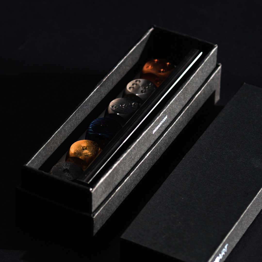 Forged Mokume Dice, CNC Perfected