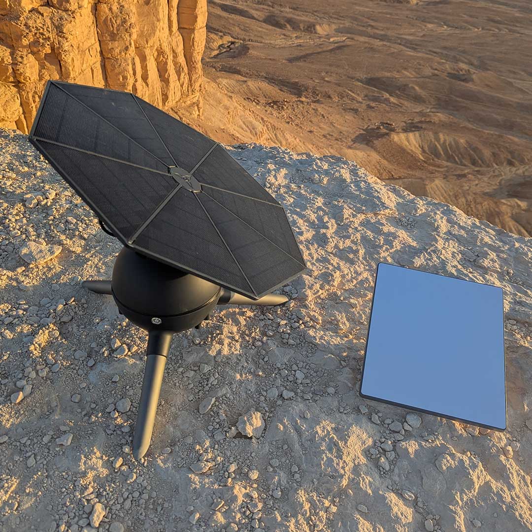 Portable Solar Power, No Cable Chaos