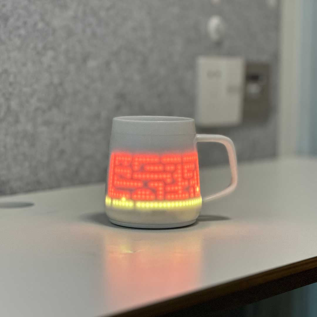 Sip In Style: AI Pixel Mug, Smart Reminders, Games, And Temp Tracking