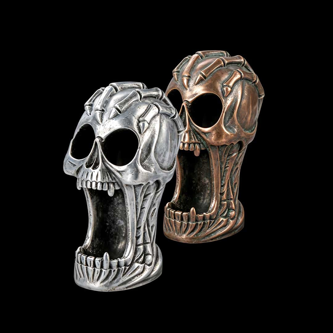 Skeletal Metal Dice Set