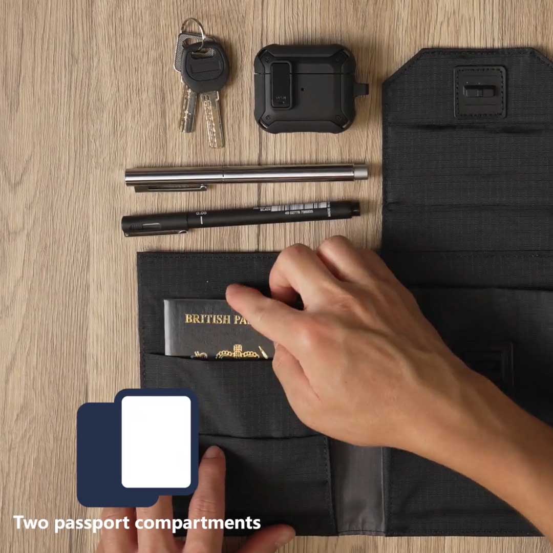 Modular Passport Wallet with Double Lock