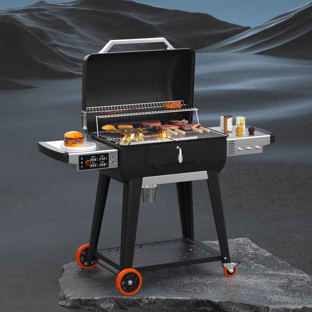 One-Click Charcoal, Oven-Precise Control