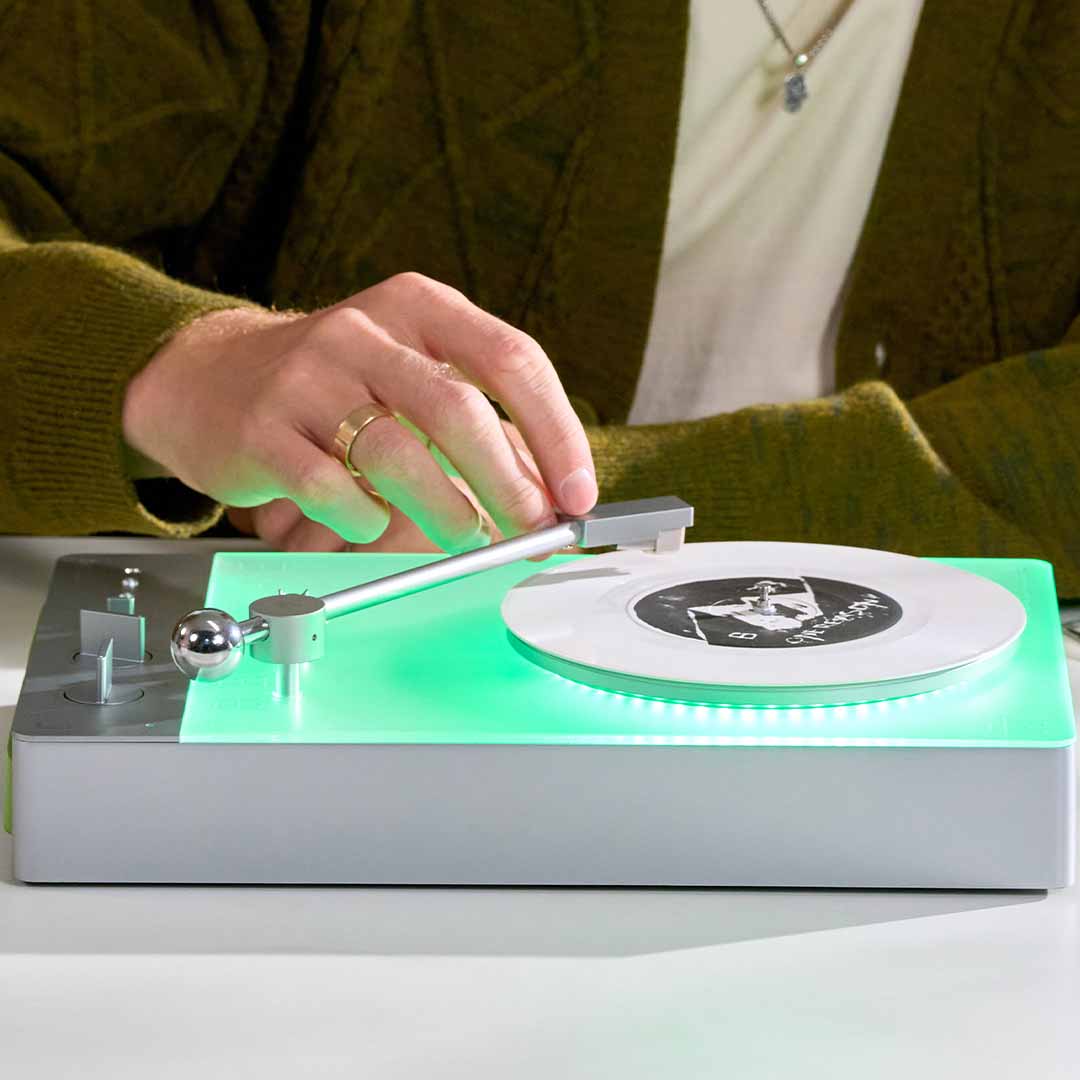 Wall-Mounted Vinyl, CD & Cassette System