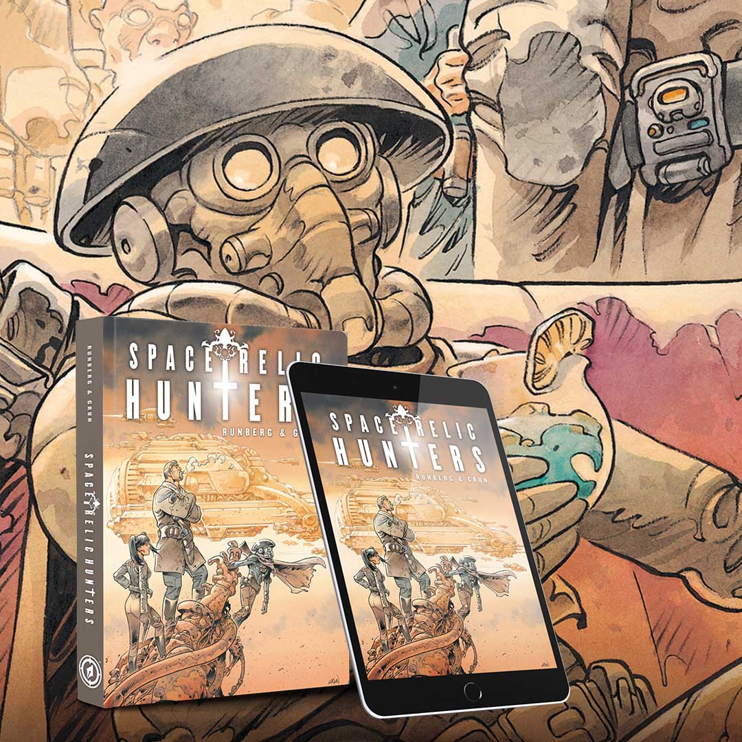 Galactic Relic Hunt in Deluxe Hardcover