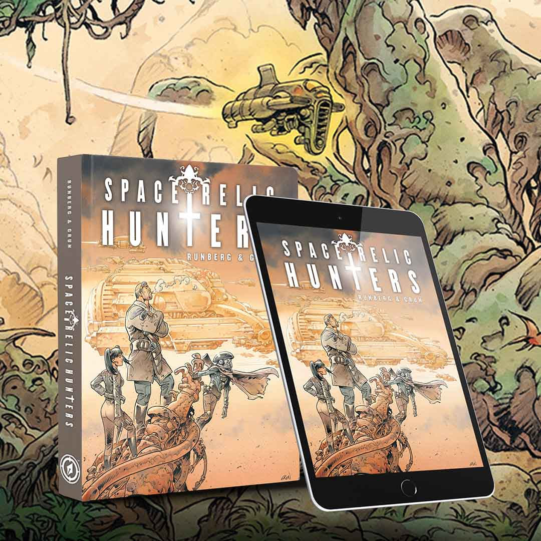 Galactic Relic Hunt in Deluxe Hardcover