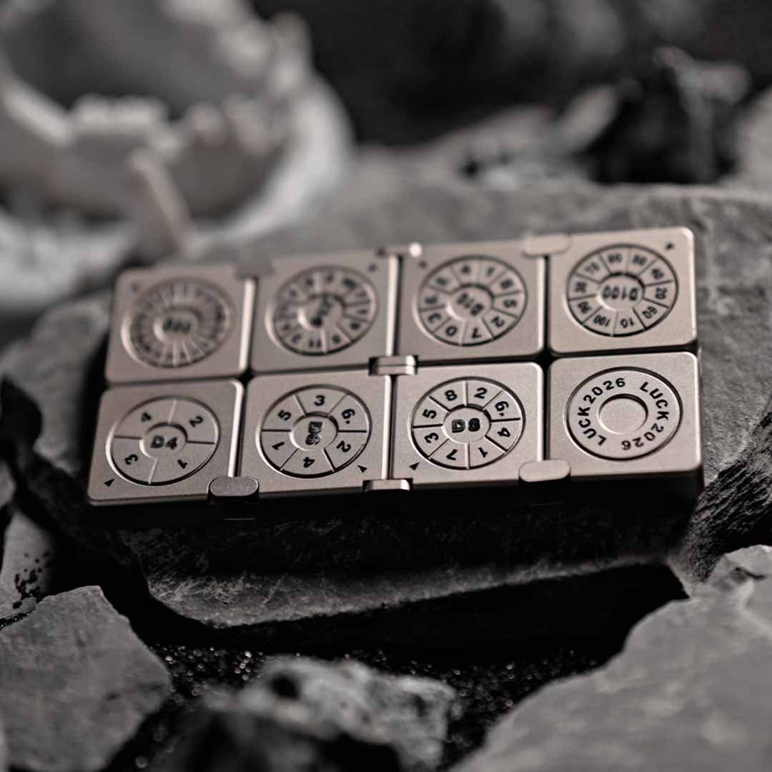 Titanium 7-in-1 Infinity Dice Cube